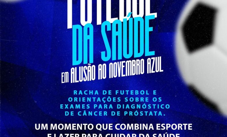 Boa Vista promove “Futebol da Saúde” em alusão ao Novembro Azul neste sábado (8) Boa Vista promove “Futebol da Saúde” em alusão ao Novembro Azul neste sábado (8)