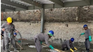 CAPITÓLIO DA EDUCAÇÃO: Começa fase de concretagem da laje onde será construída a biblioteca