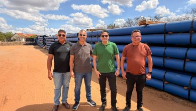 Murilo Galdino constata avanço nas obras da Adutora do Pajeú  em Taperoá