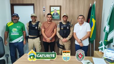 Prefeitura de Caturité reforça parceria com Polícia Militar para ampliar a segurança no município