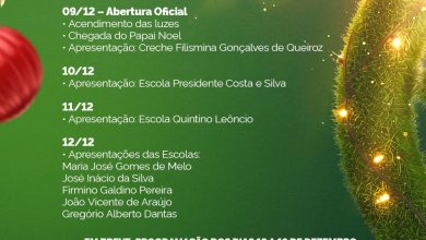 Puxinanã inicia nesta terça (9) o “Natal dos Lajedos” com programação cultural e chegada do Papai Noel