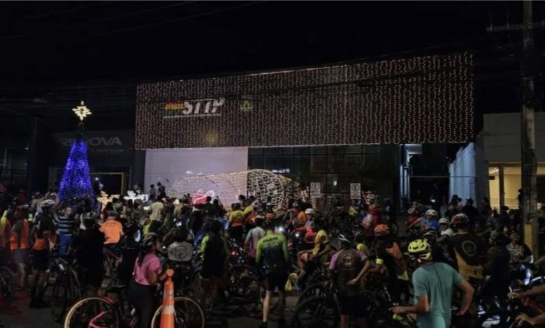 STTP inaugura iluminação natalina e realiza terceira edição do Pedal Iluminado com ação solidária STTP inaugura iluminação natalina e realiza terceira edição do Pedal Iluminado com ação solidária