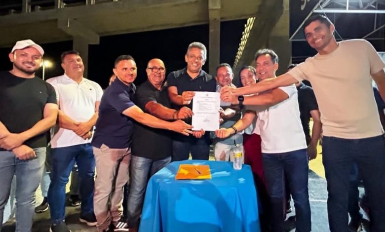 Prefeitura de Massaranduba assina ordem de serviço para calçamento da Ladeira do Cardoso de Baixo