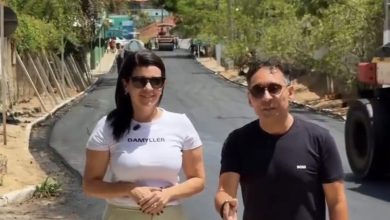 Michelle Ribeiro e deputado Fábio Ramalho garantem pavimentação asfáltica em trecho estratégico de Lagoa Seca durante o Natal