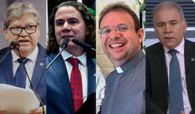 Pesquisa Índice e Blog do Márcio Rangel aponta João com 65%, Veneziano com 48%, seguidos por Padre Fabrício 12%, Queiroga 7% e Nabor 4% na disputa pelo Senado