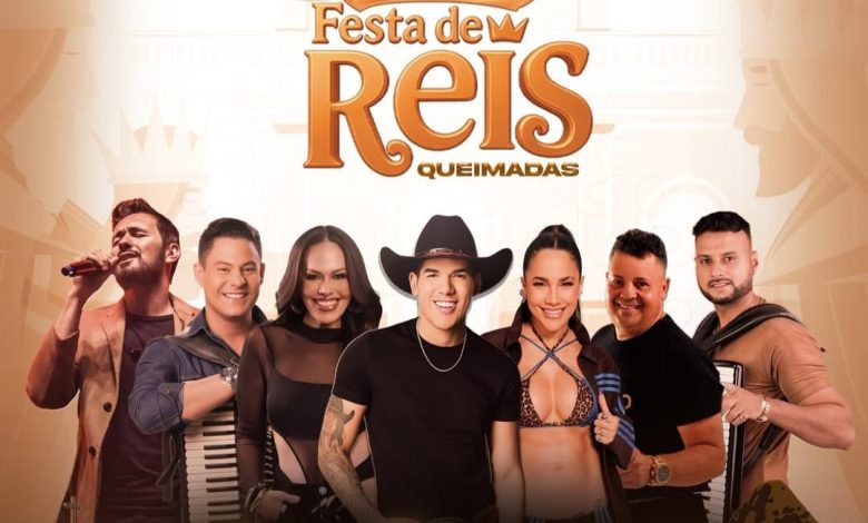 Festa de Reis 2026 começa neste sábado,03, e promete movimentar Queimadas com fé, tradição e grandes shows Festa de Reis 2026 começa neste sábado,03, e promete movimentar Queimadas com fé, tradição e grandes shows