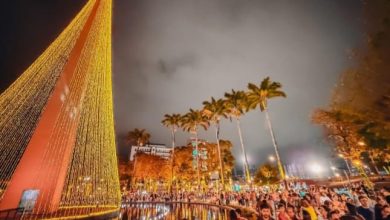 Natal Iluminado se despede em Campina Grande com show de axé, grupos folclóricos e escola de samba