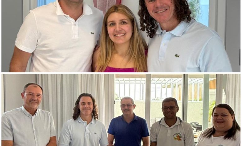 Veneziano recebe mais quatro prefeitos que reafirmam compromissos com sua reeleição ao Senado