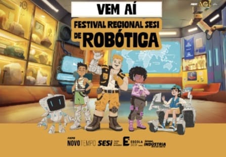 Com inscrições abertas, Campina Grande recebe pela primeira vez o Festival Regional SESI de Robótica