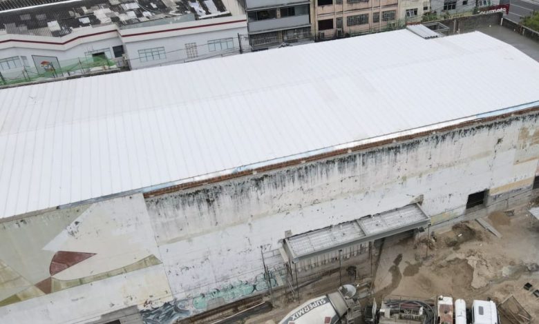 Obra do Cine Capitólio chega à última fase de concretagem e avança para etapa final de execução