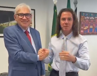 Prefeito Tota Guedes e senador Veneziano reforçam parceria por novos investimentos para Pedra Lavrada