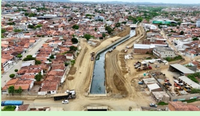 Obras do Canal de Bodocongó entram na fase final e ultrapassam 80% de execução