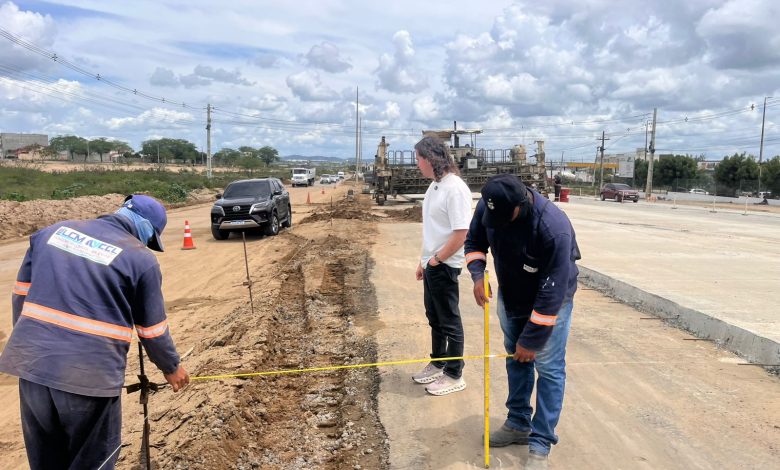 Na quarta-feira de cinzas, Veneziano inspeciona duplicação da R 230 em Campina Grande e garante recursos para cumprir cronograma da obra