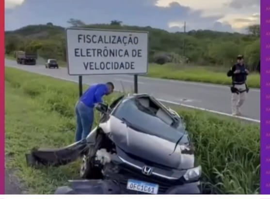 Grave acidente na BR-230 deixa uma morta e duas feridas na entrada de Campina Grande